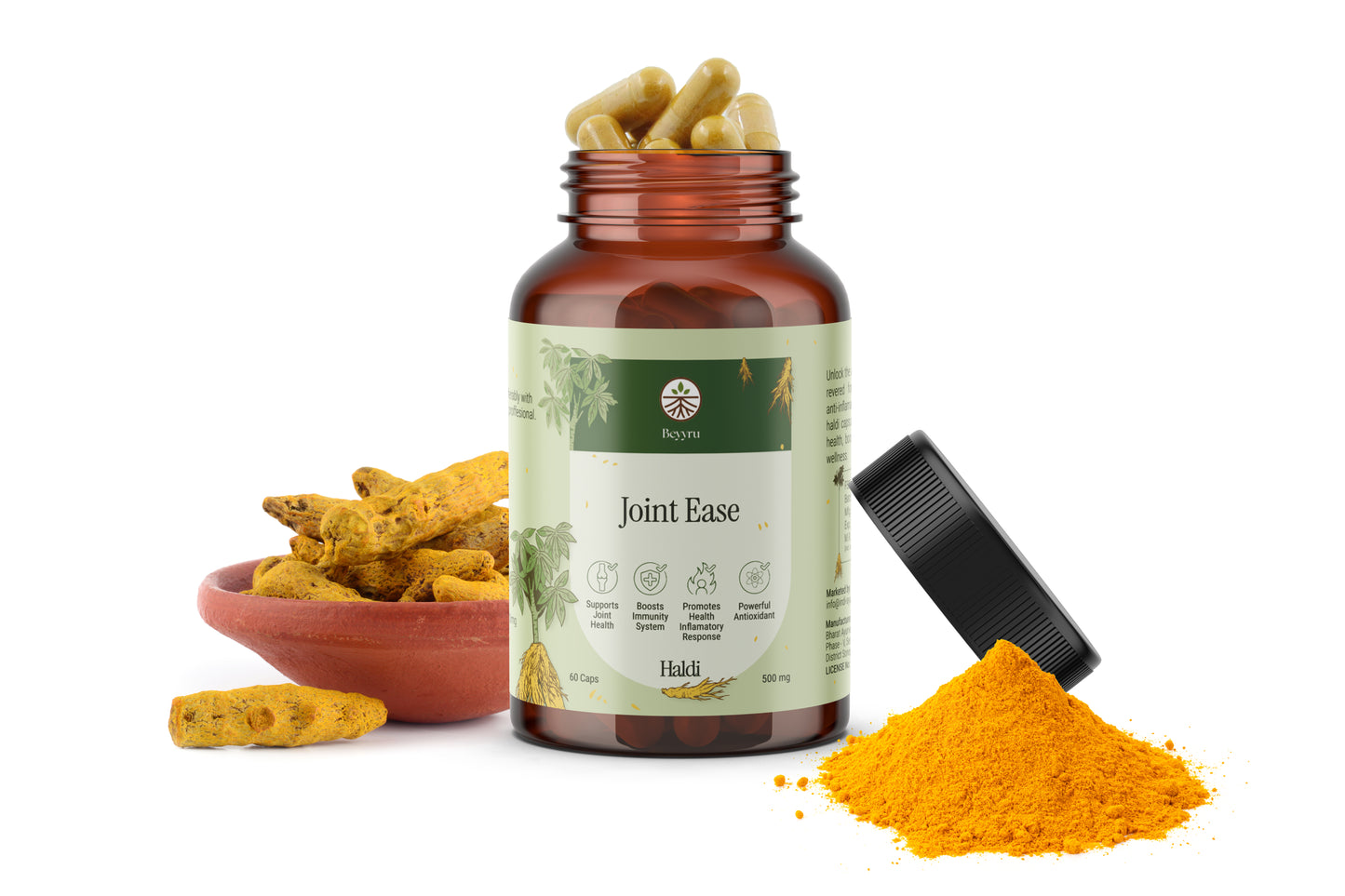 Turmeric Capsules – Curcumin Enriched